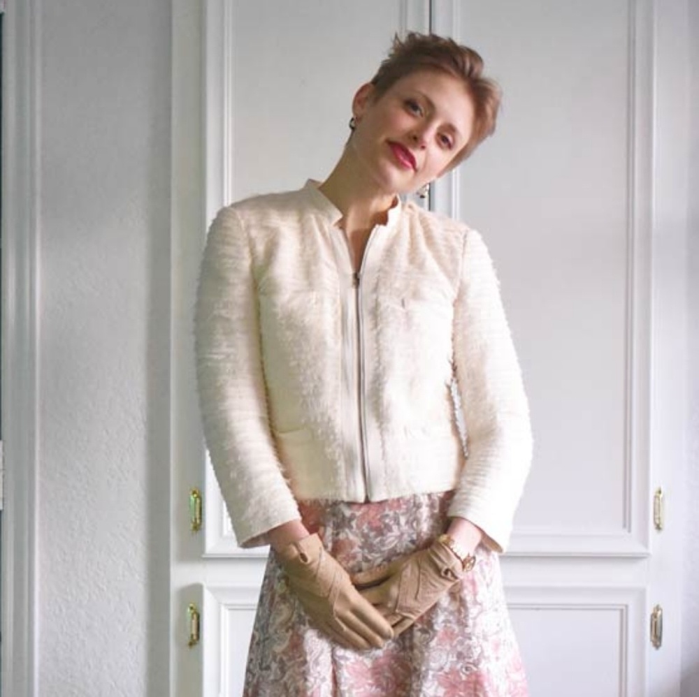 DvF Creme Feminine Jacket / Blazer